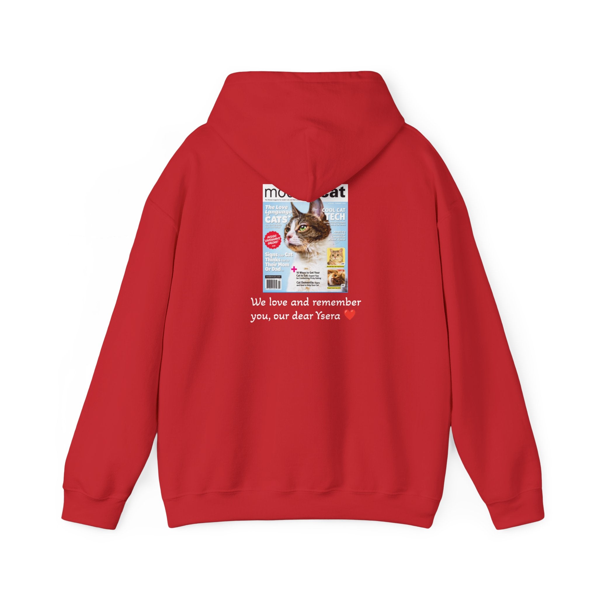 Cat Memorial Hoodie — "Good morning Ysera" Tribute Sweatshirt