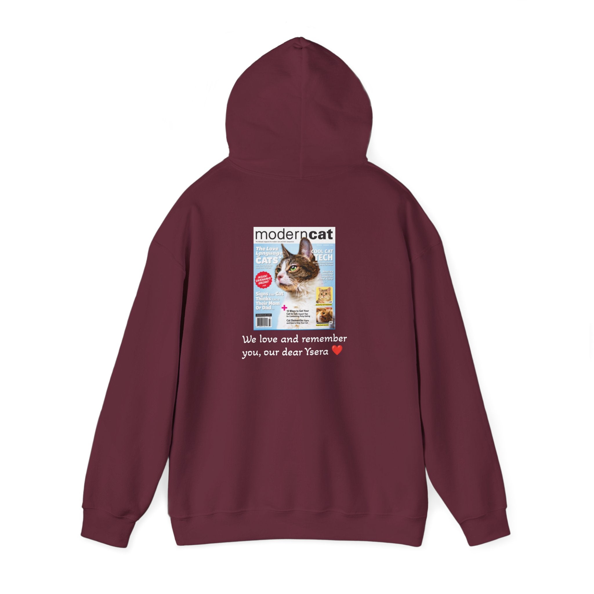 Cat Memorial Hoodie — "Good morning Ysera" Tribute Sweatshirt