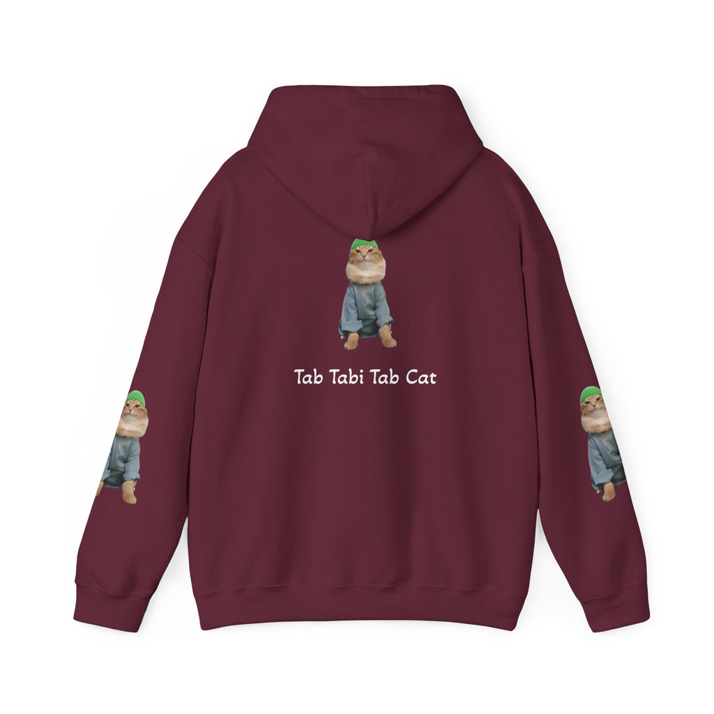Copy of Tab Tabi Tab Cat Hoodie — Cute Meme Cat Graphic Pullover