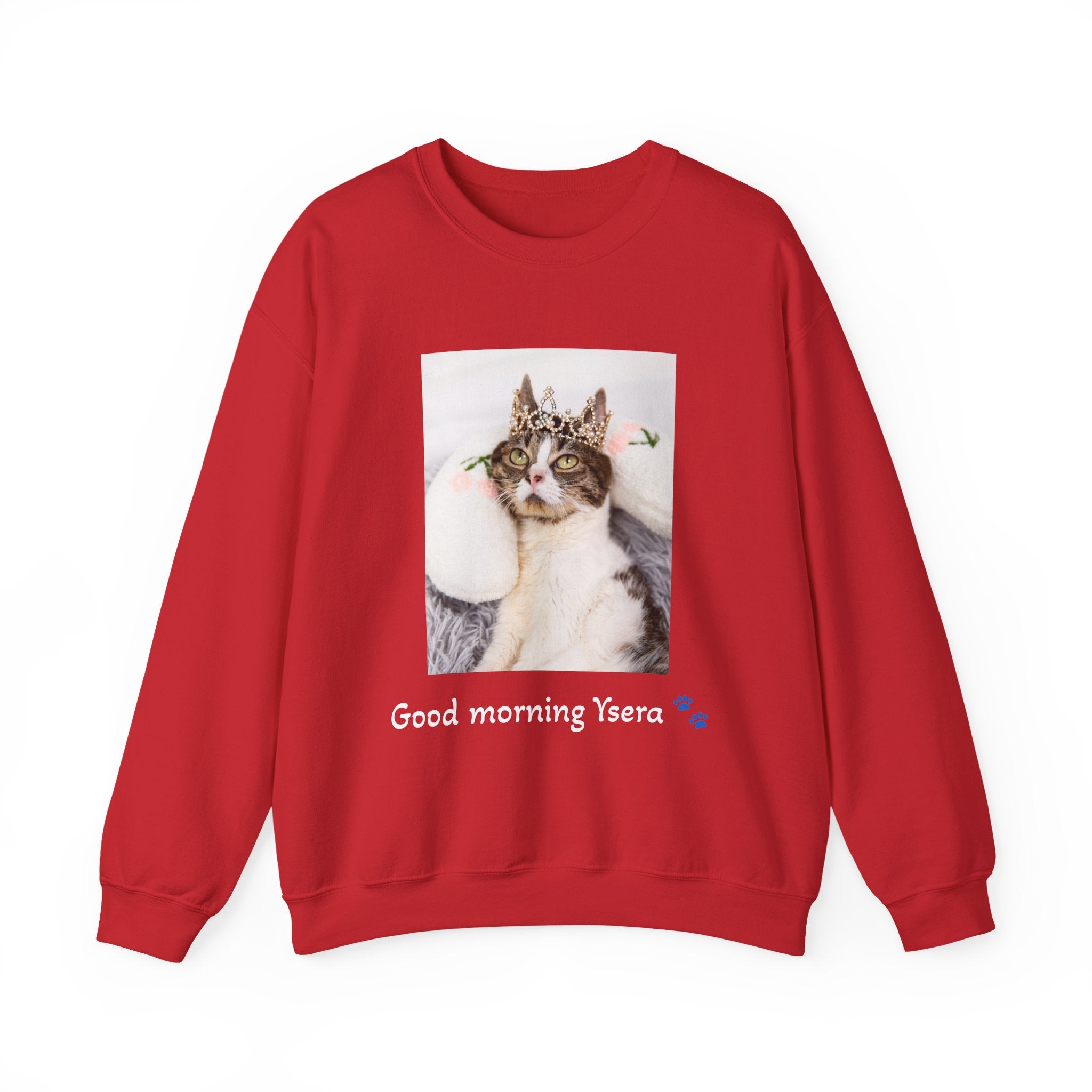 Copy of Cat Memorial Crewneck Sweatshirt — "Good morning Ysera" Tribute