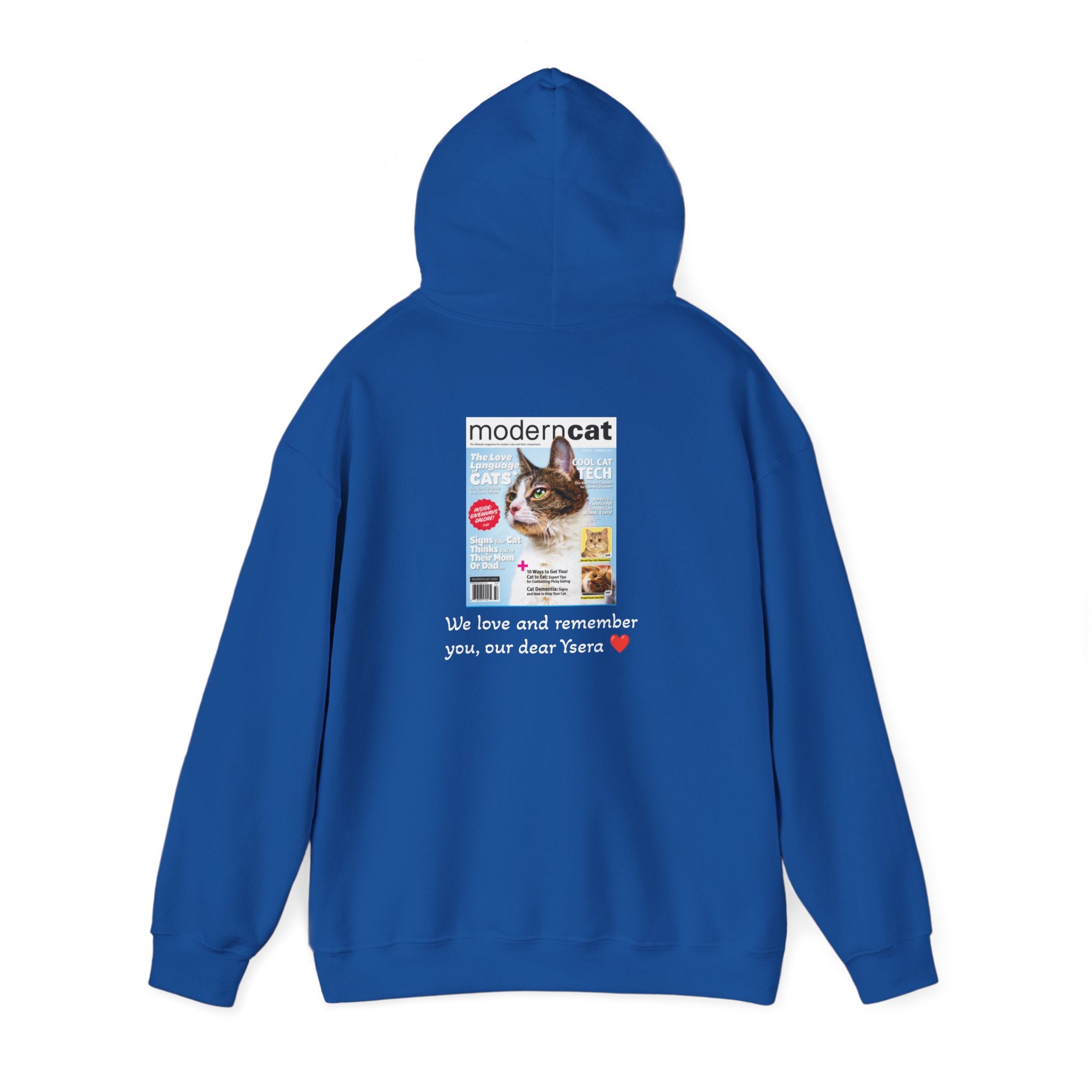 Cat Memorial Hoodie — "Good morning Ysera" Tribute Sweatshirt