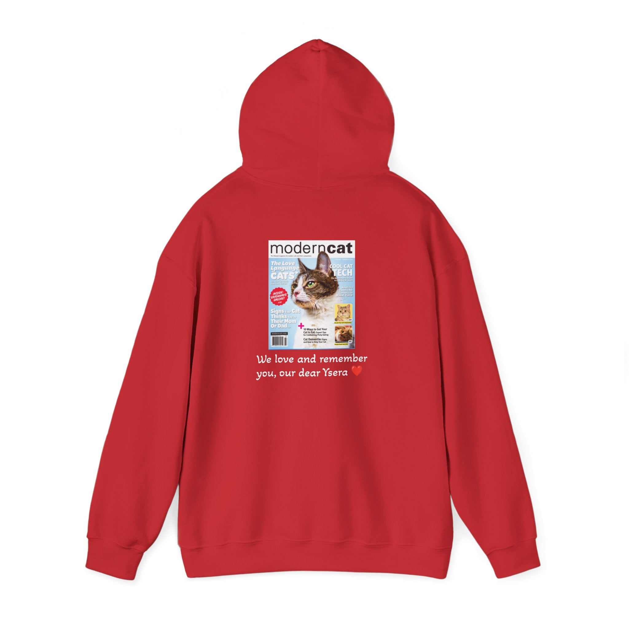 Cat Memorial Hoodie — "Good morning Ysera" Tribute Sweatshirt