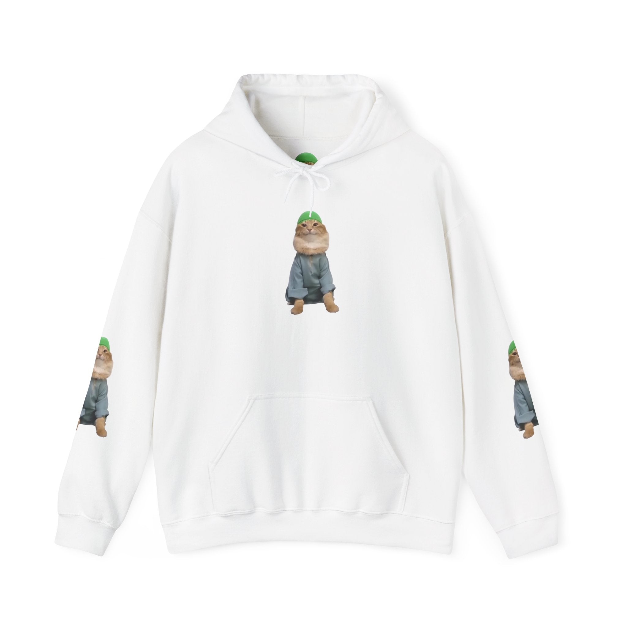 Tab Tabi Tab Cat Hoodie — Cute Meme Cat Graphic Pullover