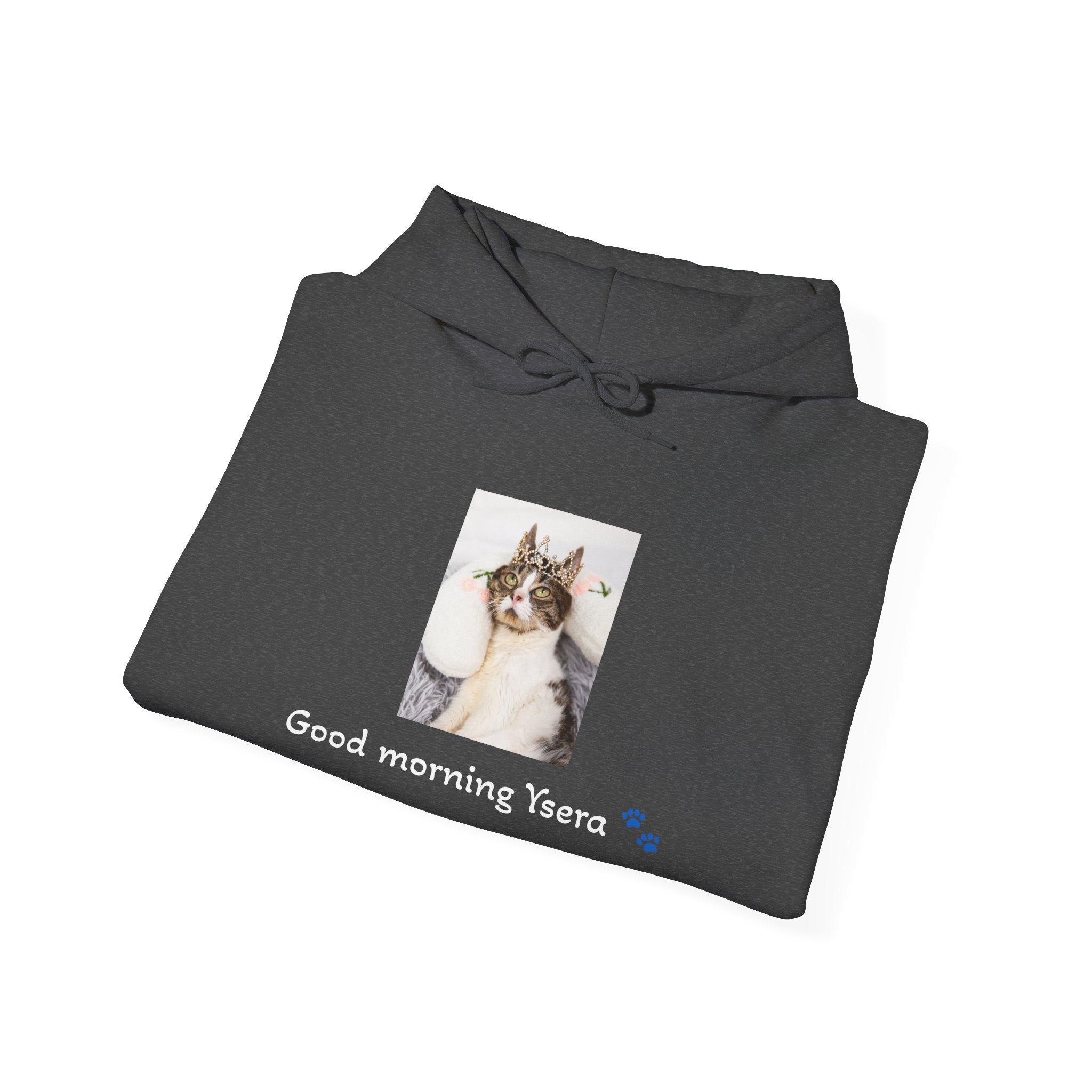 Cat Memorial Hoodie — "Good morning Ysera" Tribute Sweatshirt