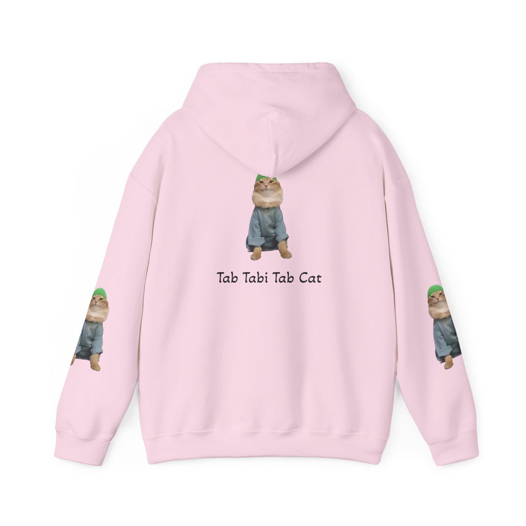 Tab Tabi Tab Cat Hoodie — Cute Meme Cat Graphic Pullover