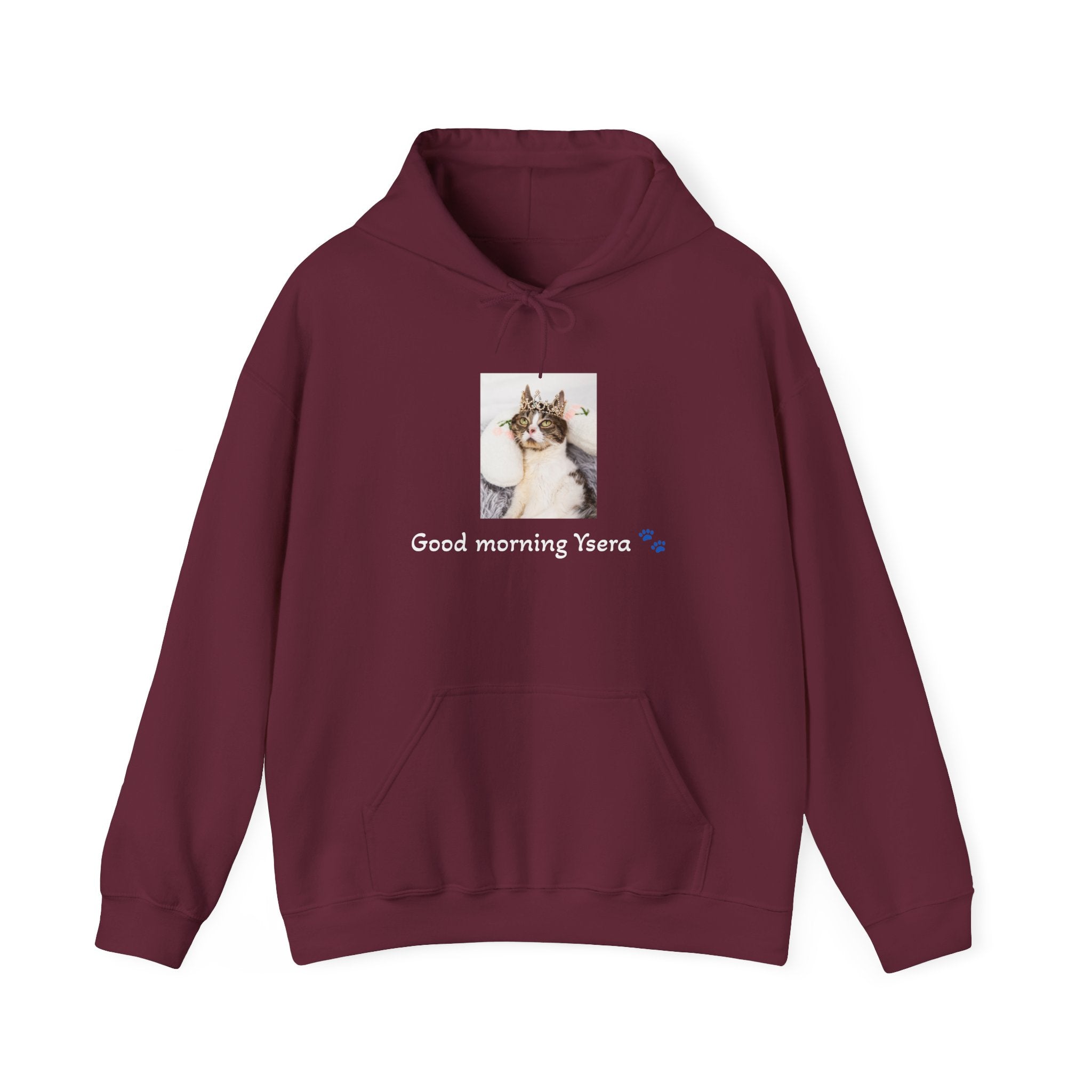 Cat Memorial Hoodie — "Good morning Ysera" Tribute Sweatshirt