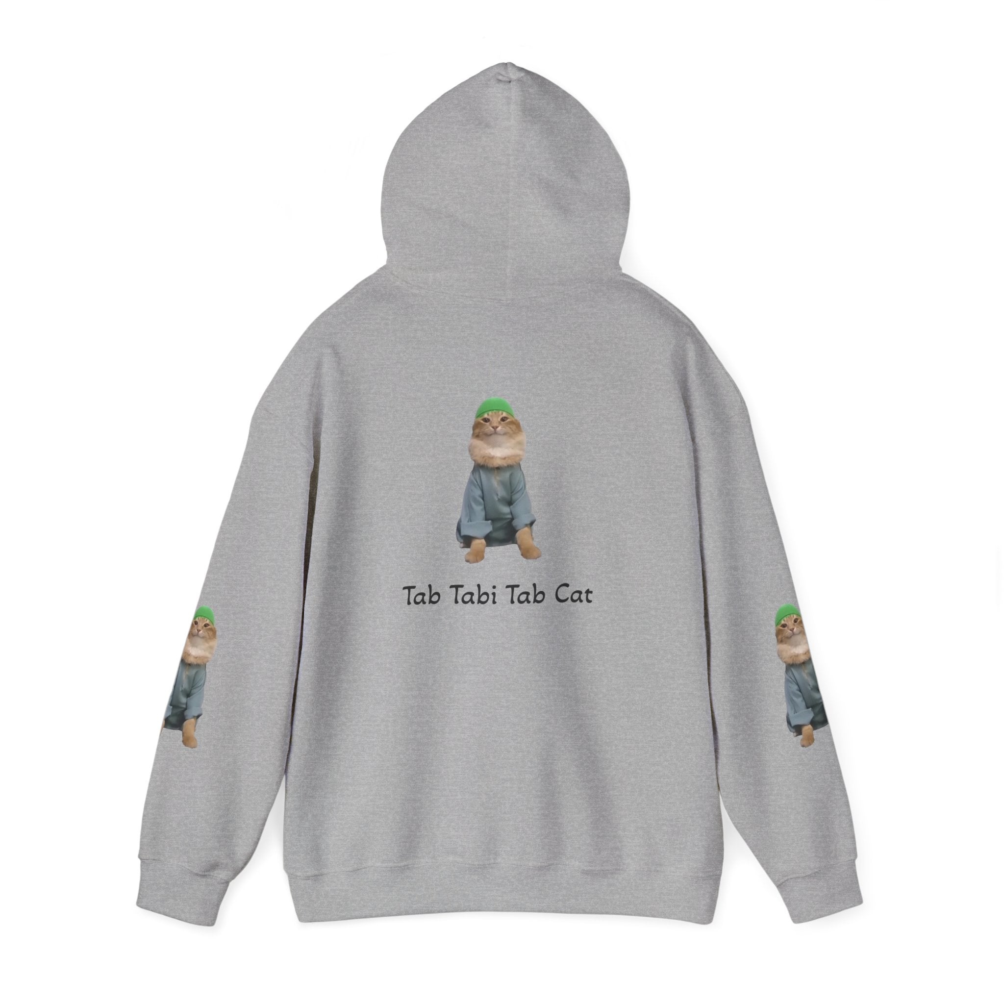 Tab Tabi Tab Cat Hoodie — Cute Meme Cat Graphic Pullover