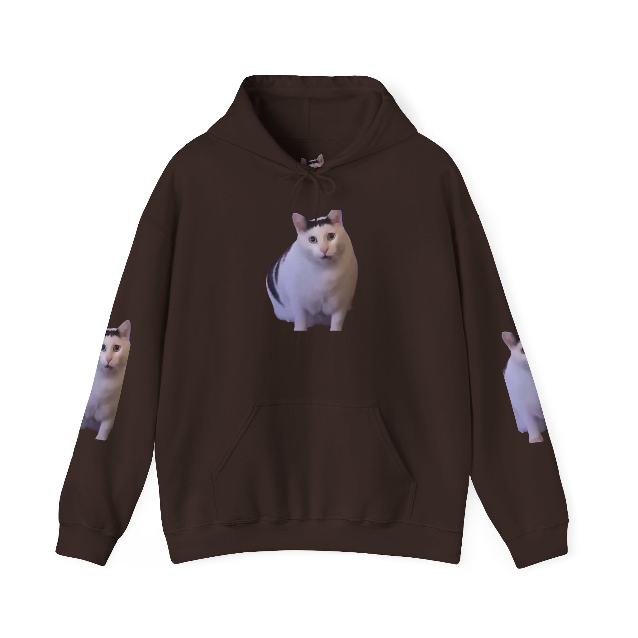 Cat Photo Hoodie – Cute Chubby Cat Pullover