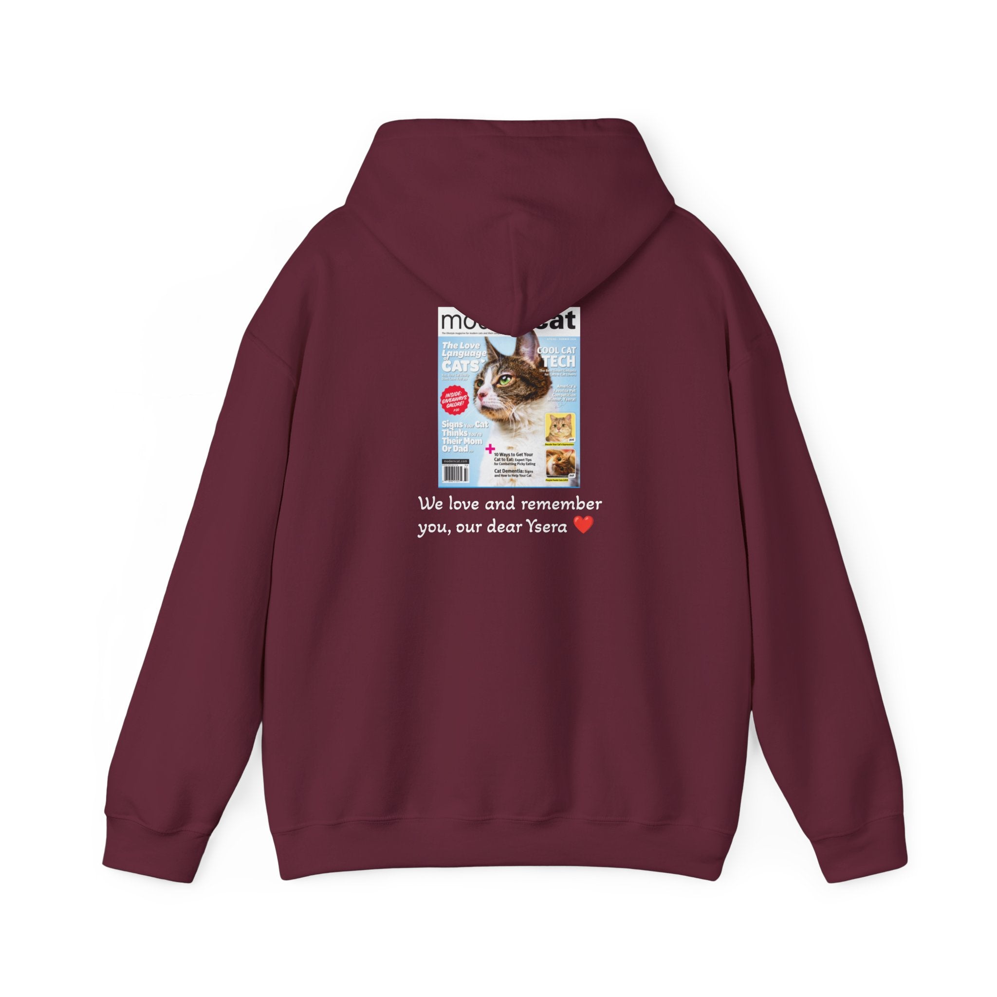 Cat Memorial Hoodie — "Good morning Ysera" Tribute Sweatshirt