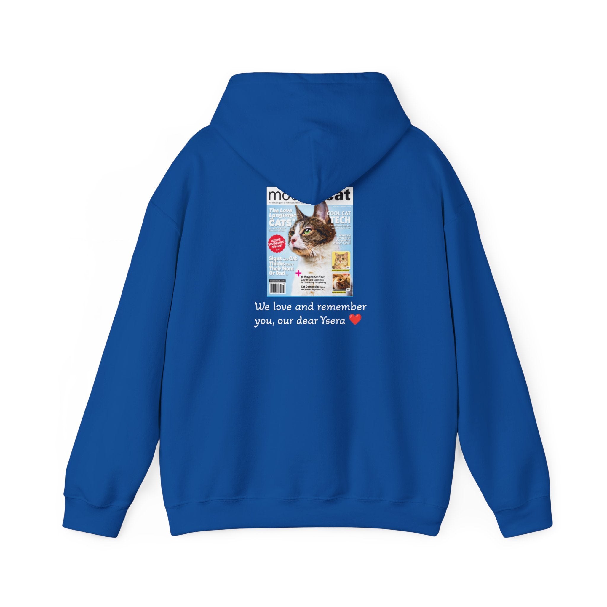 Cat Memorial Hoodie — "Good morning Ysera" Tribute Sweatshirt