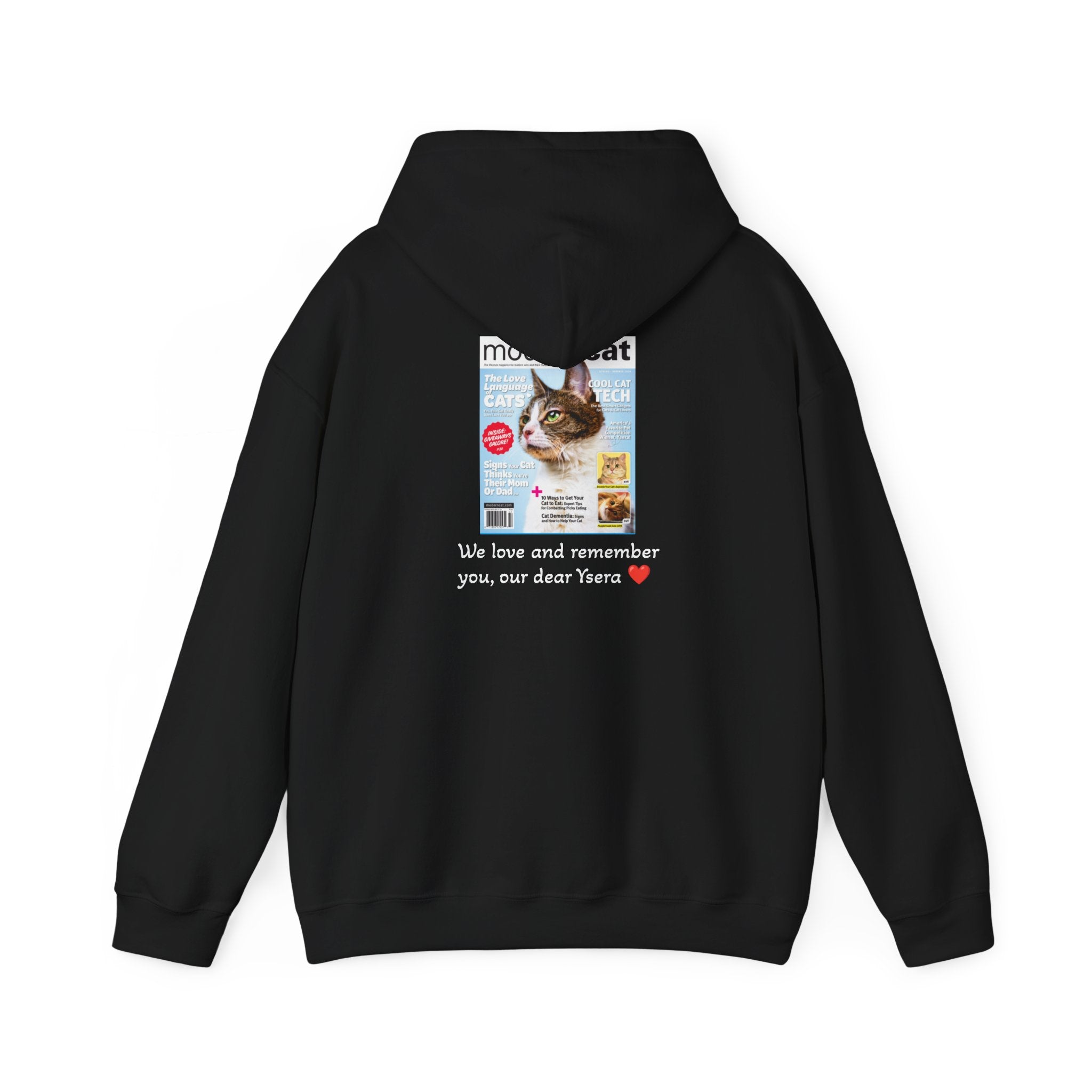 Cat Memorial Hoodie — "Good morning Ysera" Tribute Sweatshirt