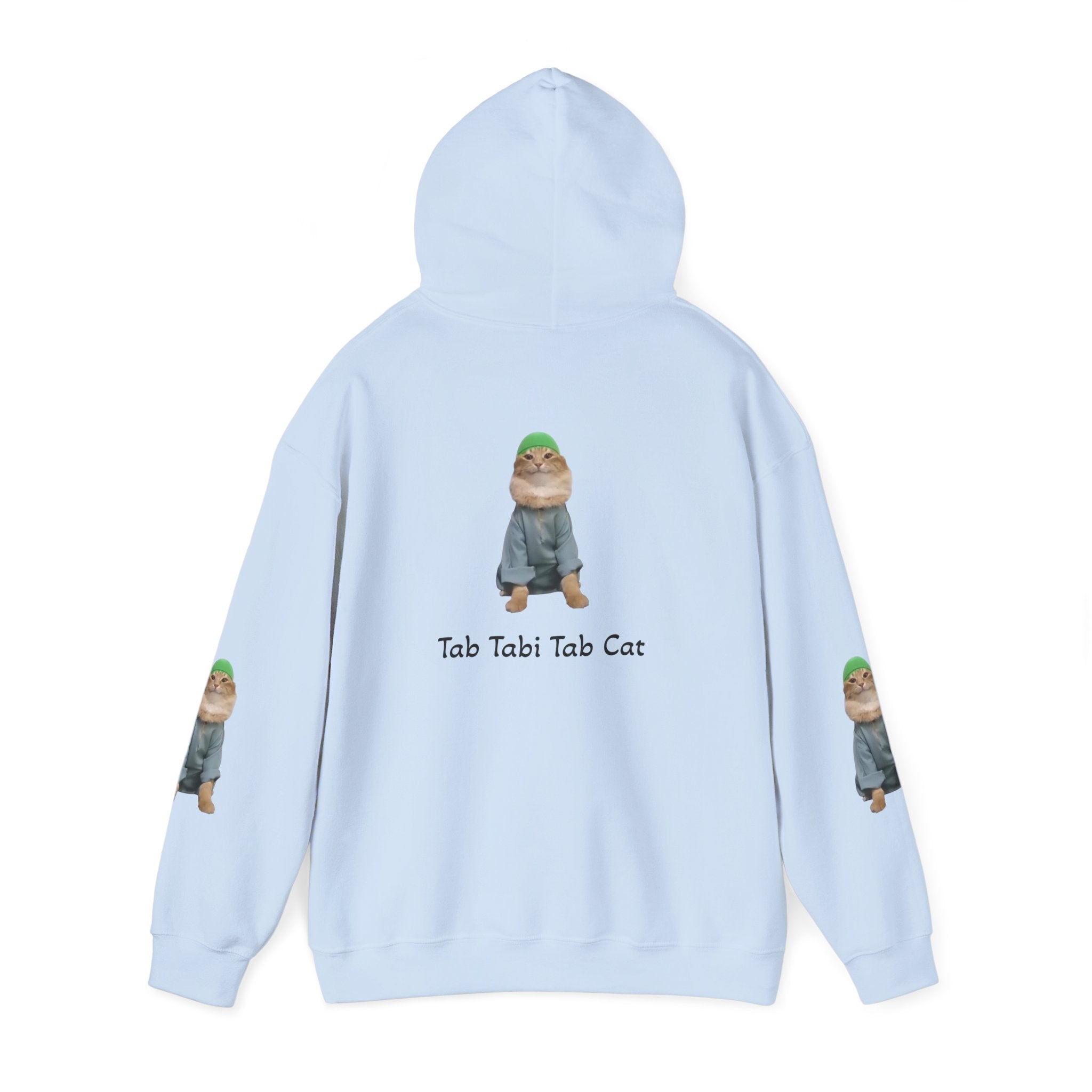 Tab Tabi Tab Cat Hoodie — Cute Meme Cat Graphic Pullover