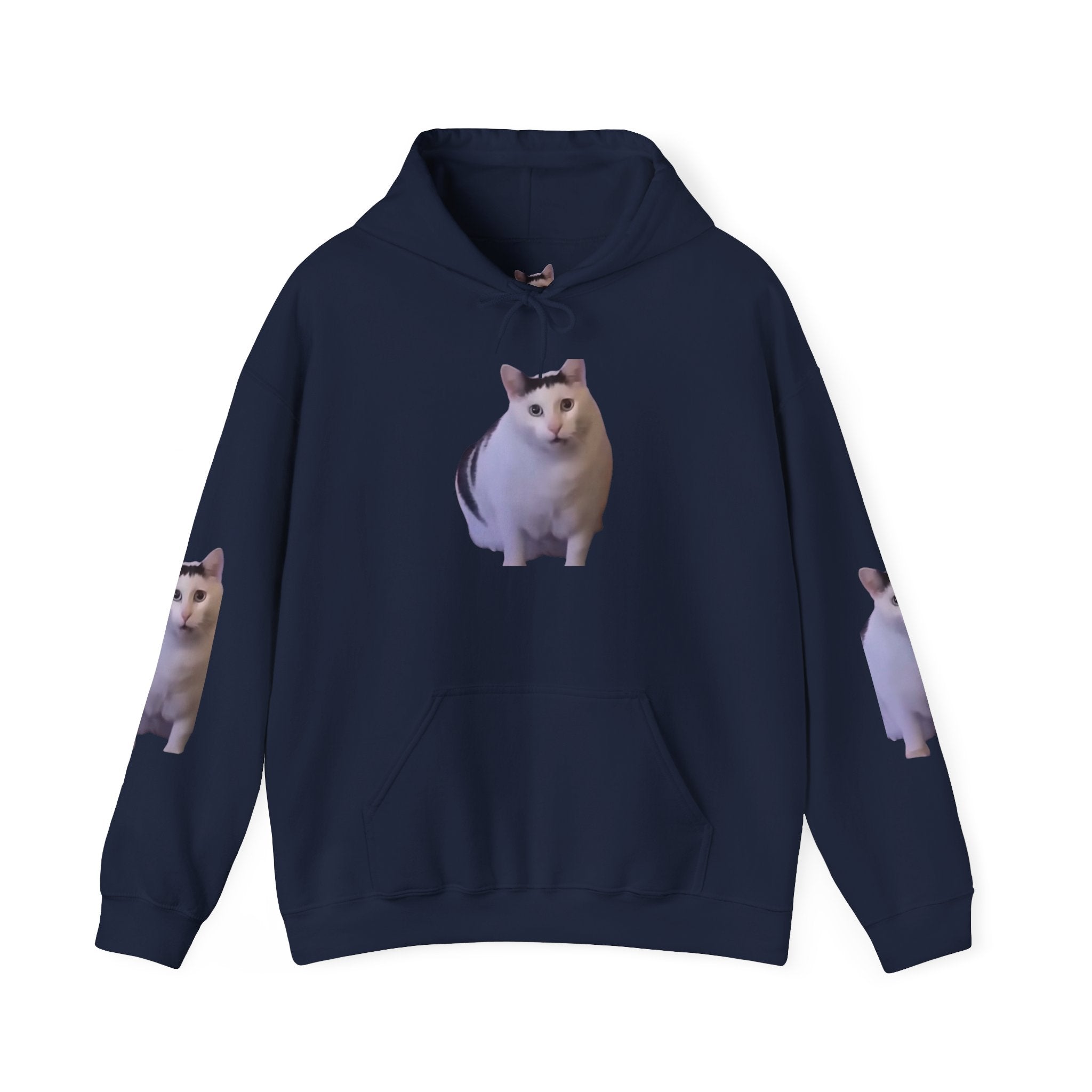 Cat Photo Hoodie – Cute Chubby Cat Pullover