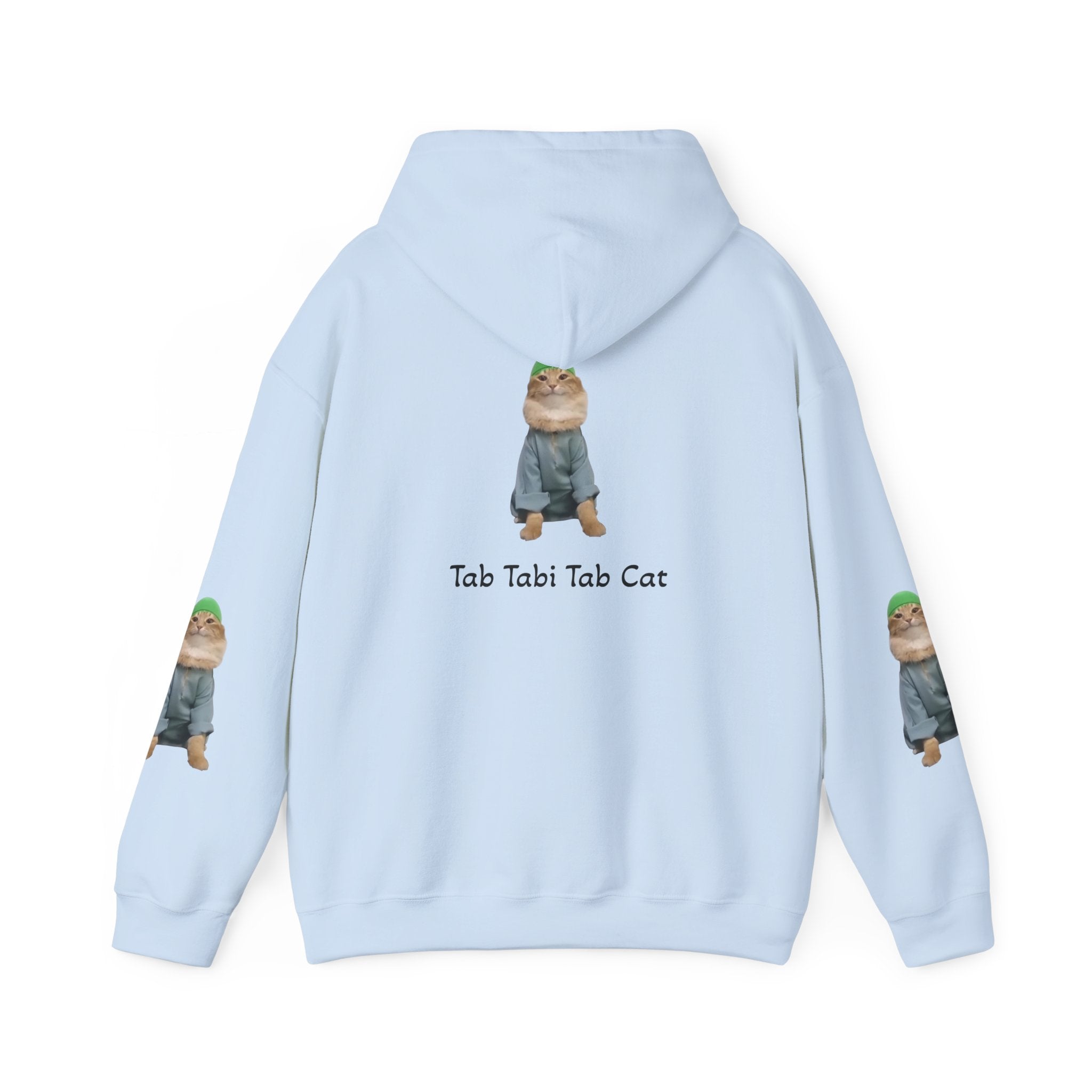 Tab Tabi Tab Cat Hoodie — Cute Meme Cat Graphic Pullover