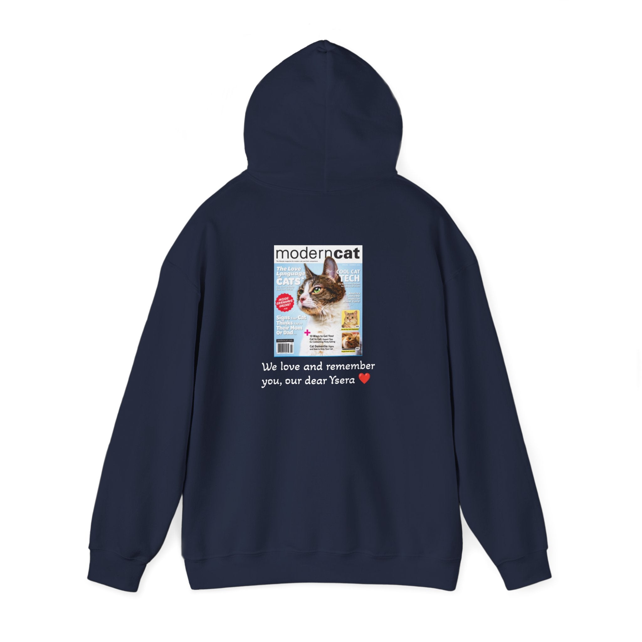 Cat Memorial Hoodie — "Good morning Ysera" Tribute Sweatshirt